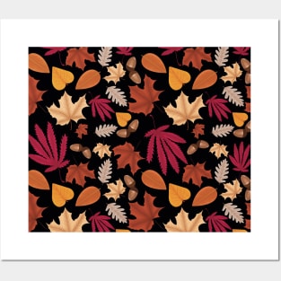 Autumn leaves design Posters and Art